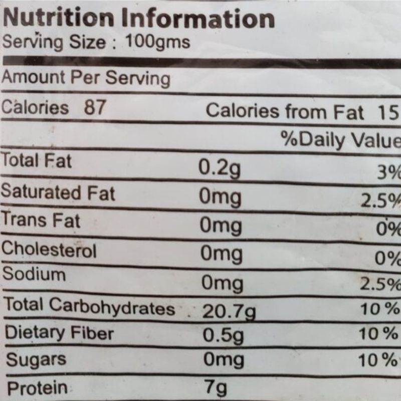 Palmyrah tuber chips 